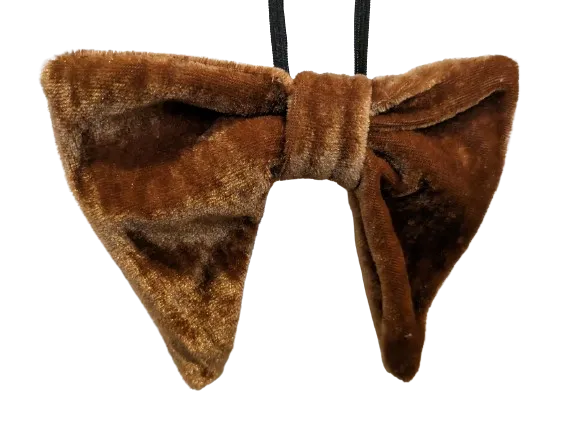 Velvet bowtie